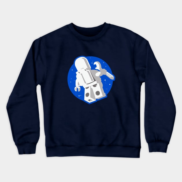 Space Repairs Crewneck Sweatshirt by WayBack